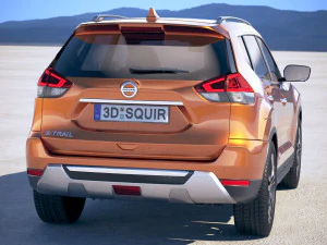 Nissan X-trail Crossover 2018 3D Model