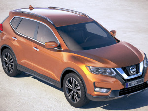 Nissan X-trail Crossover 2018 3D Modell
