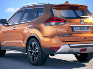 Nissan X-trail Crossover 2018 3D Modell