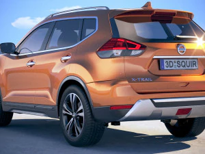 Nissan X-trail Crossover 2018 3D Model