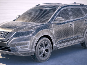 Nissan X-trail Crossover 2018 3D Modell