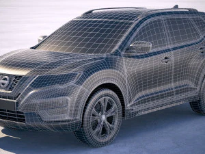 Nissan X-trail Crossover 2018 3D Model