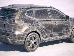 Nissan X-trail Crossover 2018 3D Modell