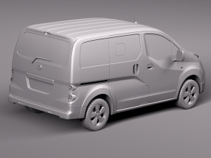 Nissan E-NV200 2015 3D Model