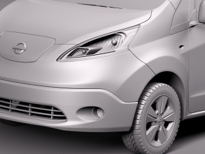 Nissan E-NV200 2015 3D Model
