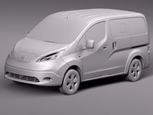 Nissan E-NV200 2015 3D Model