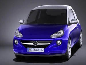 Opel Adam 2016 vray Modelo 3D