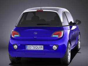 Opel Adam 2016 vray Modelo 3D