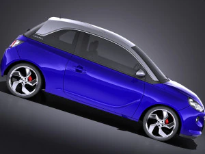 Opel Adam 2016 vray Modelo 3D