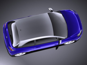 Opel Adam 2016 vray 3D Model