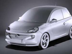 Opel Adam 2016 vray Modelo 3D