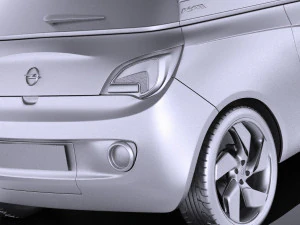 Opel Adam 2016 vray Modelo 3D