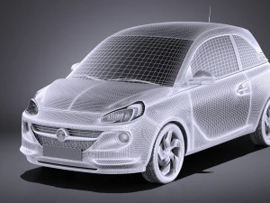 Opel Adam 2016 vray Modelo 3D