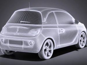 Opel Adam 2016 vray Modelo 3D