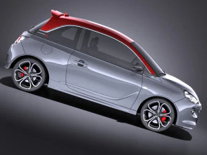 Opel Adam S 2017 vray 3D Model