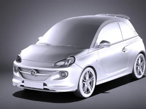 Opel Adam S 2017 vray 3D Model
