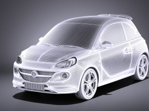 Opel Adam S 2017 vray Modello 3D