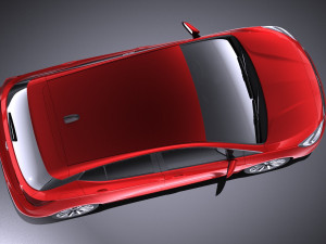 Opel Astra 5-door 2017 vray Modèle 3D