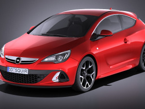 Opel Astra OPC 2015 vray 3D Model