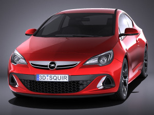 Opel Astra OPC 2015 vray 3D Модель