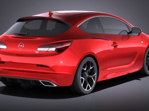 Opel Astra OPC 2015 vray 3D Модель