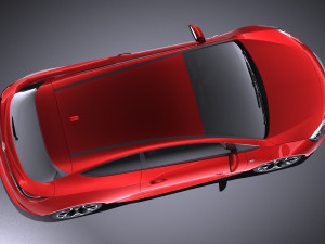 Opel Astra OPC 2015 vray 3D Модель