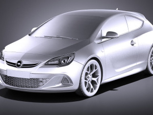 Opel Astra OPC 2015 vray 3D Модель