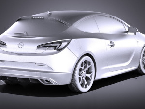 Opel Astra OPC 2015 vray 3D Модель
