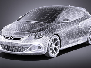 Opel Astra OPC 2015 vray 3D Модель