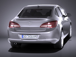Opel Astra Sedan 2015 vray Modèle 3D