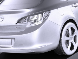 Opel Astra Sedan 2015 vray Modèle 3D
