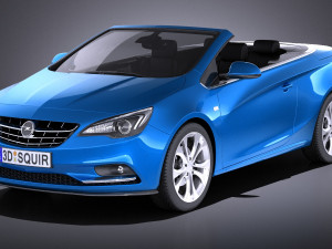 Opel Cascada 2017 vray 3D Model