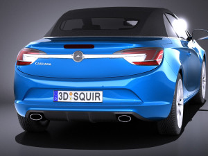 Opel Cascada 2017 vray 3D Модель