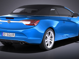 Opel Cascada 2017 vray 3D Модель