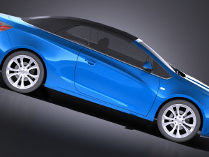 Opel Cascada 2017 vray 3D Модель