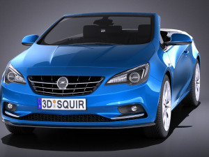Opel Cascada 2017 vray 3D Модель