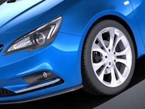 Opel Cascada 2017 vray 3D Модель