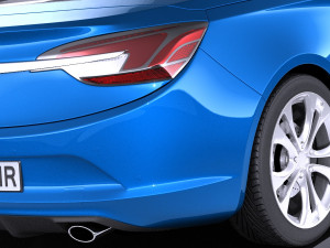 Opel Cascada 2017 vray 3D Модель