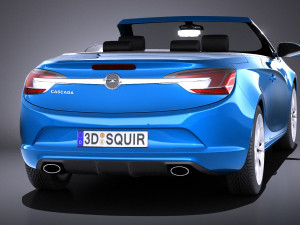 Opel Cascada 2017 vray 3D Модель