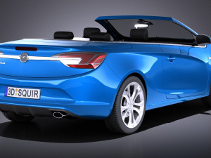 Opel Cascada 2017 vray 3D Модель