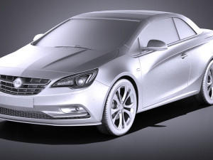 Opel Cascada 2017 vray 3D Модель