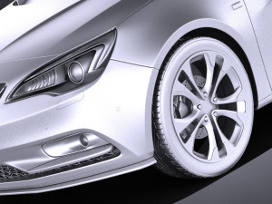 Opel Cascada 2017 vray 3D Модель