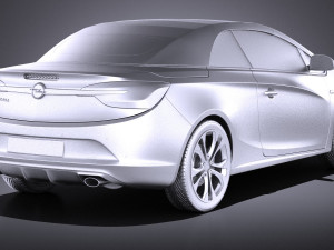 Opel Cascada 2017 vray 3D Модель