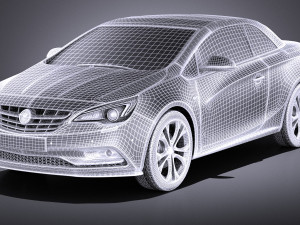 Opel Cascada 2017 vray 3D Модель