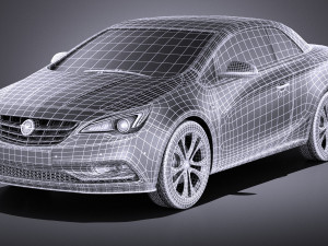 Opel Cascada 2017 vray 3D Модель