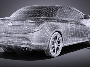 Opel Cascada 2017 vray 3D Модель