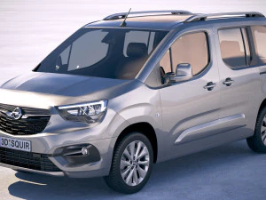 Opel Combo Vida 2019 Modelo 3D