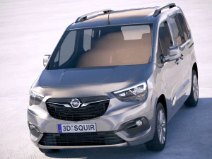 Opel Combo Life 2019 3D Model
