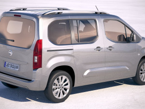 Opel Combo Life 2019 3D Модель