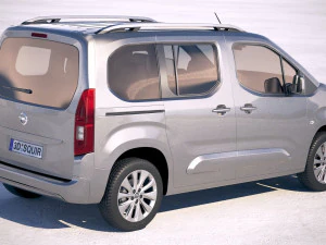 Opel Combo Life 2019 3D Model